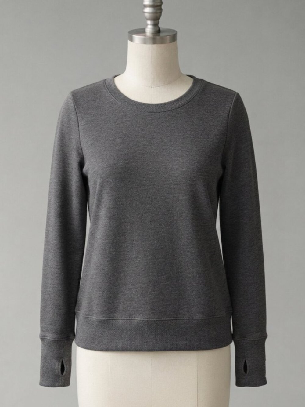 Tek Gear | Heather Gray Crewneck Pullover Sweatshirt | Size Large